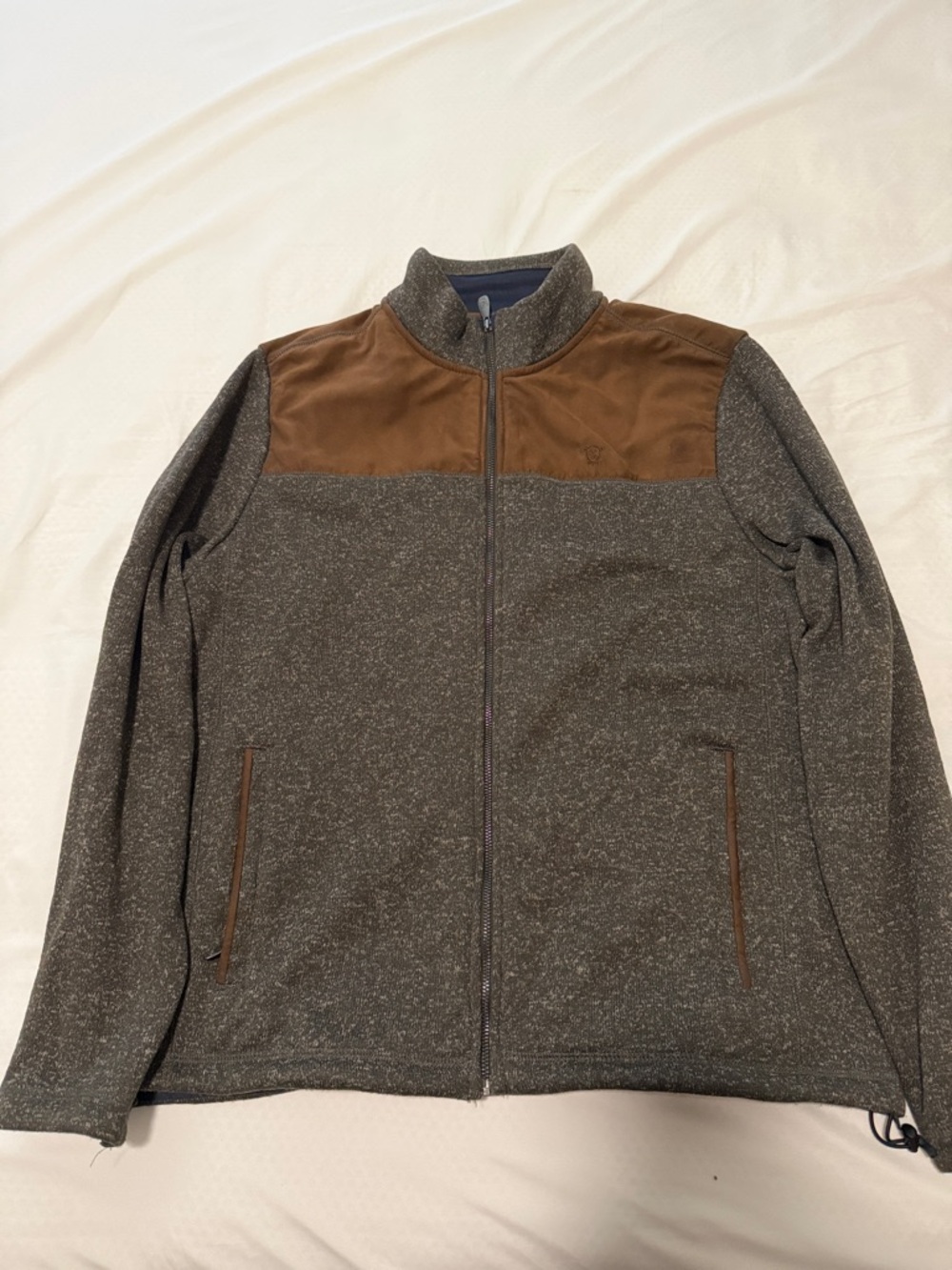 Christian Lacroix Gray Jacket with Brown Yoke